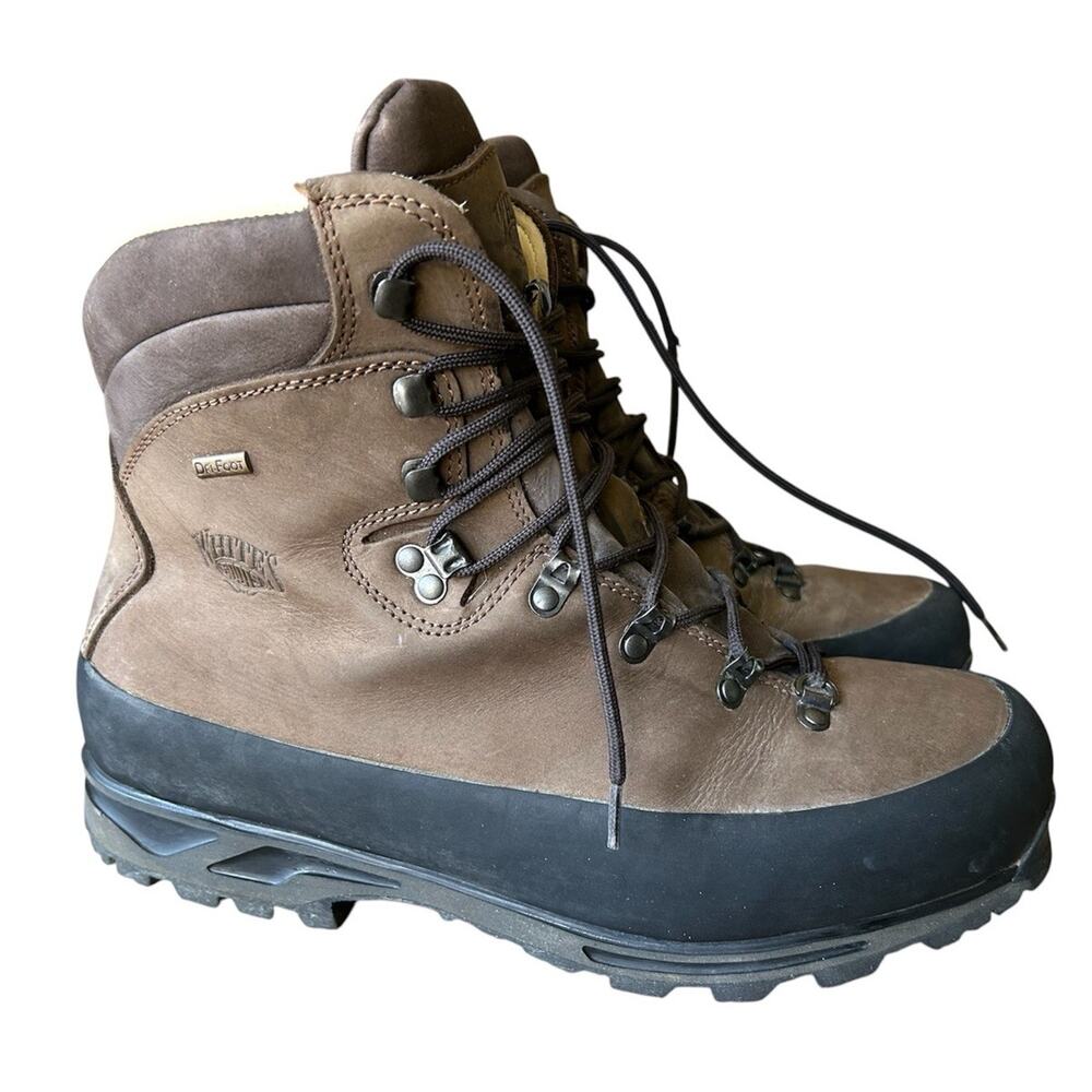 White’s Boots Lochsa Grande Ronde Hunting Boots Mens 11 Vibram Dri-Foot Brown